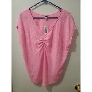 Old Navy Maternity Pink Short Sleeve T Shirt Size Small